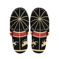Chinese Zodiac Calendar Wheel Print Slippers