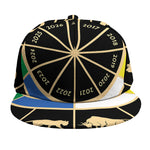 Chinese Zodiac Calendar Wheel Print Snapback Cap