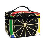 Chinese Zodiac Calendar Wheel Print Travel Makeup Bag