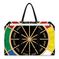 Chinese Zodiac Calendar Wheel Print Utility Tote Bag