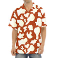Chocolate And Milk Cow Print Aloha Shirt