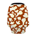 Chocolate And Milk Cow Print Baby Seat Cover