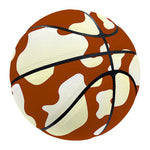 Chocolate And Milk Cow Print Basketball