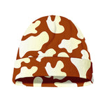 Chocolate And Milk Cow Print Beanie