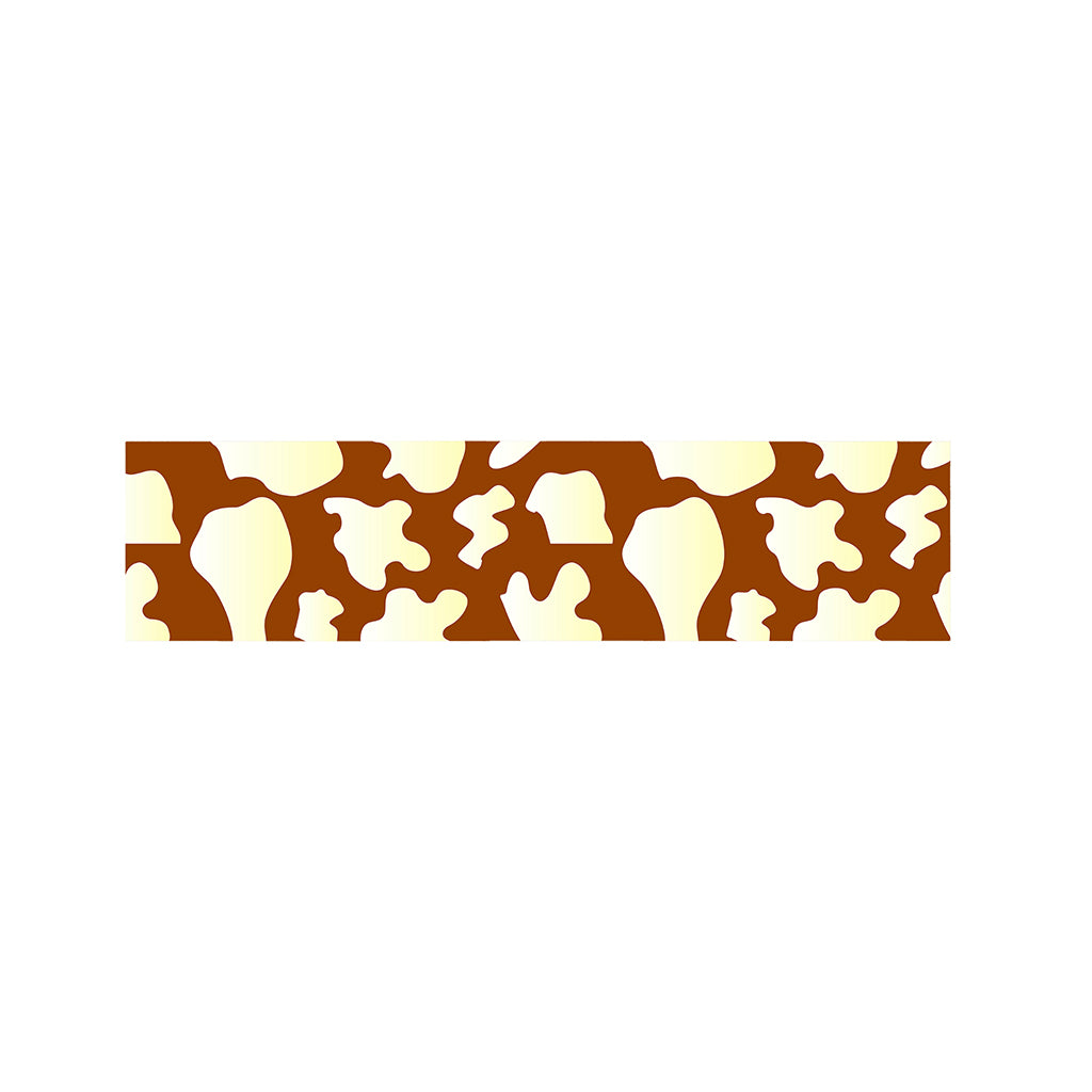 Chocolate And Milk Cow Print Bed Runner