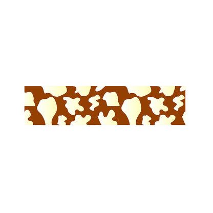 Chocolate And Milk Cow Print Bed Runner