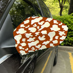 Chocolate And Milk Cow Print Car Side Mirror Covers