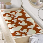 Chocolate And Milk Cow Print Changing Pad Cover