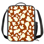 Chocolate And Milk Cow Print Crossbody Lunch Bag