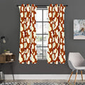 Chocolate And Milk Cow Print Grommet Curtain Panels