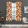 Chocolate And Milk Cow Print Curtain