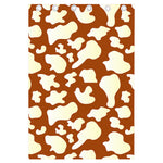 Chocolate And Milk Cow Print Curtain