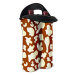 Chocolate And Milk Cow Print Double Neoprene Wine Tote
