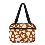 Chocolate And Milk Cow Print Double Strap Bible Bag