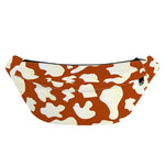 Chocolate And Milk Cow Print Fanny Pack