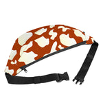 Chocolate And Milk Cow Print Fanny Pack