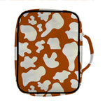 Chocolate And Milk Cow Print Front Pocket Bible Bag