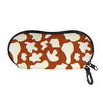 Chocolate And Milk Cow Print Glasses Case