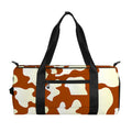 Chocolate And Milk Cow Print Gym Bag
