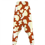 Chocolate And Milk Cow Print Hammer Pants