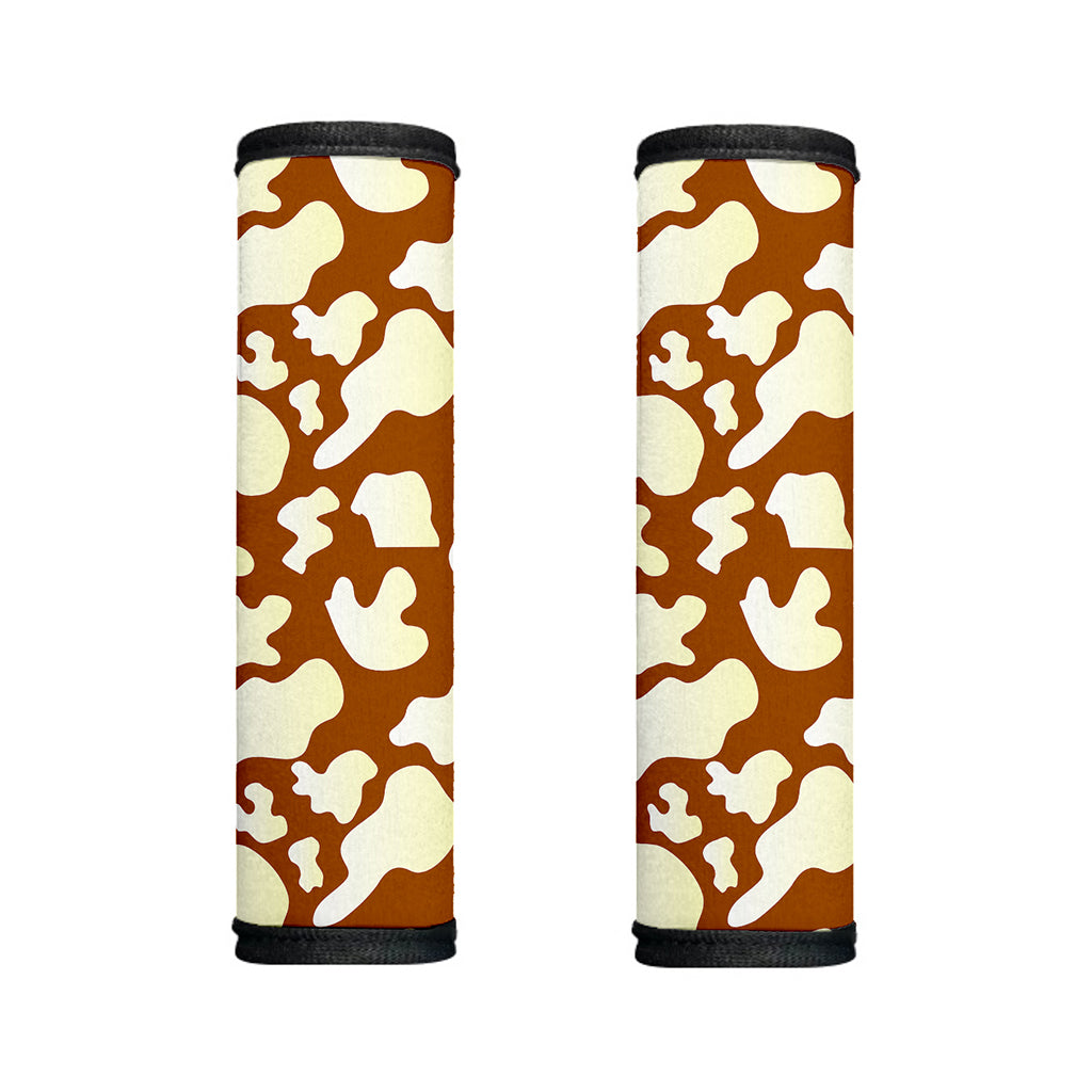 Chocolate And Milk Cow Print Handle Covers