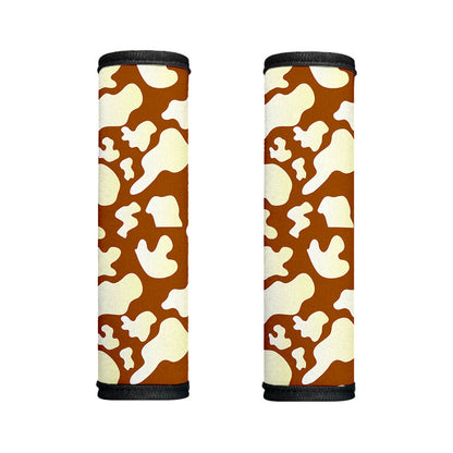 Chocolate And Milk Cow Print Handle Covers