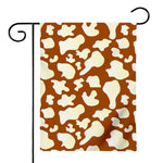 Chocolate And Milk Cow Print House Flag