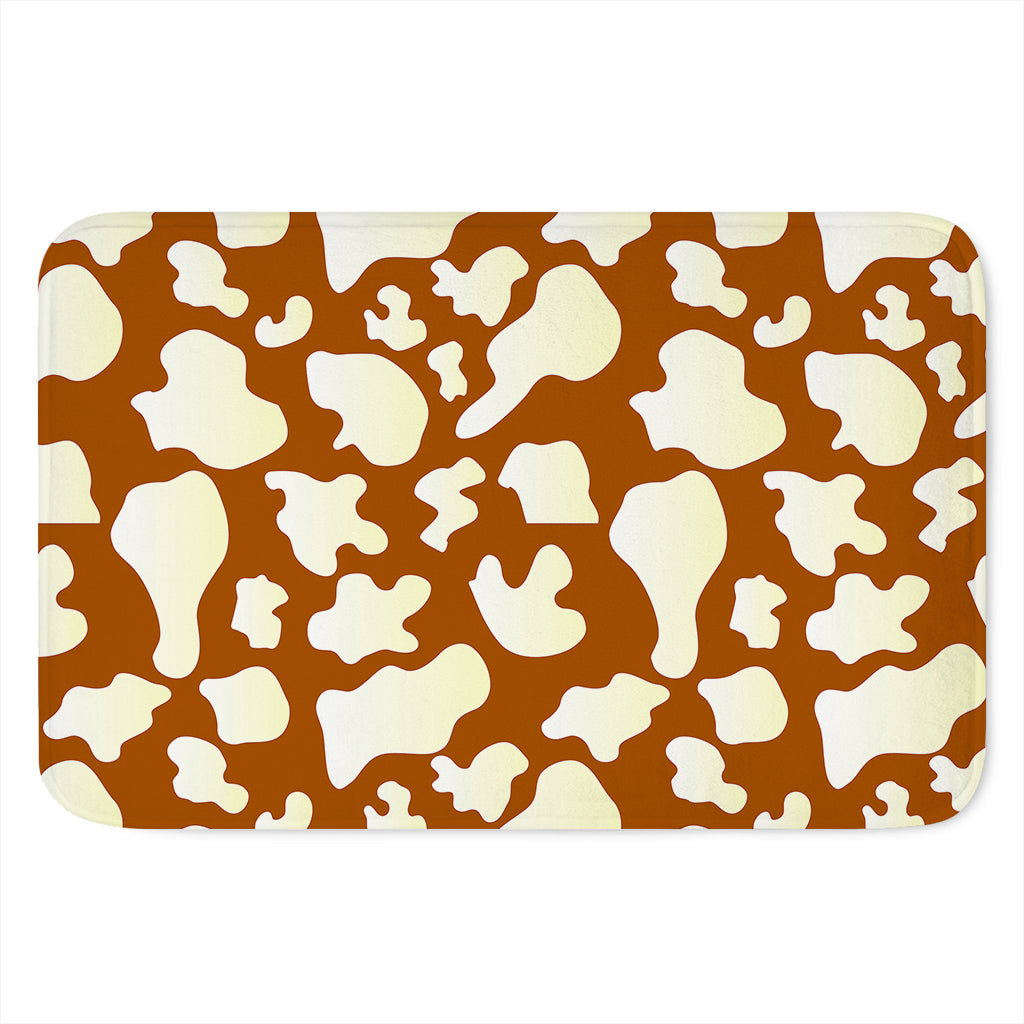 Chocolate And Milk Cow Print Indoor Door Mat