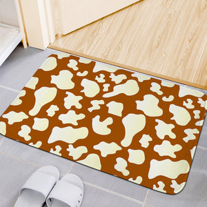 Chocolate And Milk Cow Print Indoor Door Mat