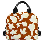 Chocolate And Milk Cow Print Insulated Lunch Bag