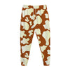 Chocolate And Milk Cow Print Jogger Pants