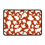 Chocolate And Milk Cow Print Kitchen Mat