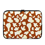 Chocolate And Milk Cow Print Laptop Sleeve