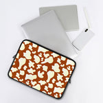 Chocolate And Milk Cow Print Laptop Sleeve