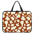 Chocolate And Milk Cow Print Laptop Sleeve With Handle