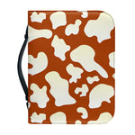 Chocolate And Milk Cow Print Leather Bible Cover