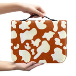 Chocolate And Milk Cow Print Leather Bible Cover