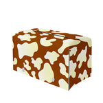 Chocolate And Milk Cow Print Leather Tissue Box Cover