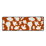 Chocolate And Milk Cow Print Long Kitchen Mat