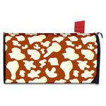 Chocolate And Milk Cow Print Mailbox Cover