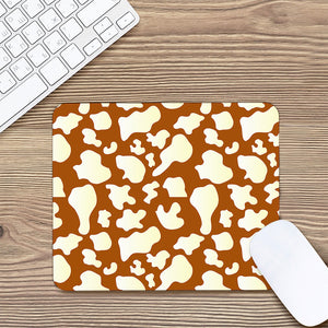 Chocolate And Milk Cow Print Mouse Pad