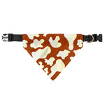Chocolate And Milk Cow Print Over The Collar Dog Bandana