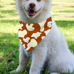 Chocolate And Milk Cow Print Over The Collar Dog Bandana