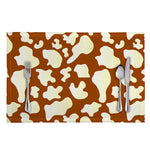 Chocolate And Milk Cow Print Placemat