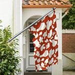 Chocolate And Milk Cow Print Polyester Flag