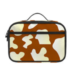 Chocolate And Milk Cow Print Portable Lunch Bag