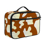 Chocolate And Milk Cow Print Portable Lunch Bag
