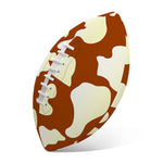 Chocolate And Milk Cow Print Rugby Ball