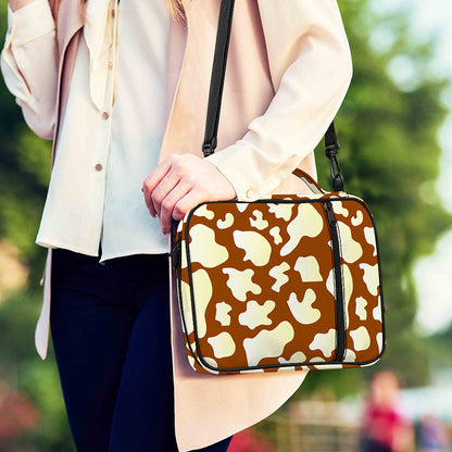 Chocolate And Milk Cow Print Shoulder Strap Bible Bag