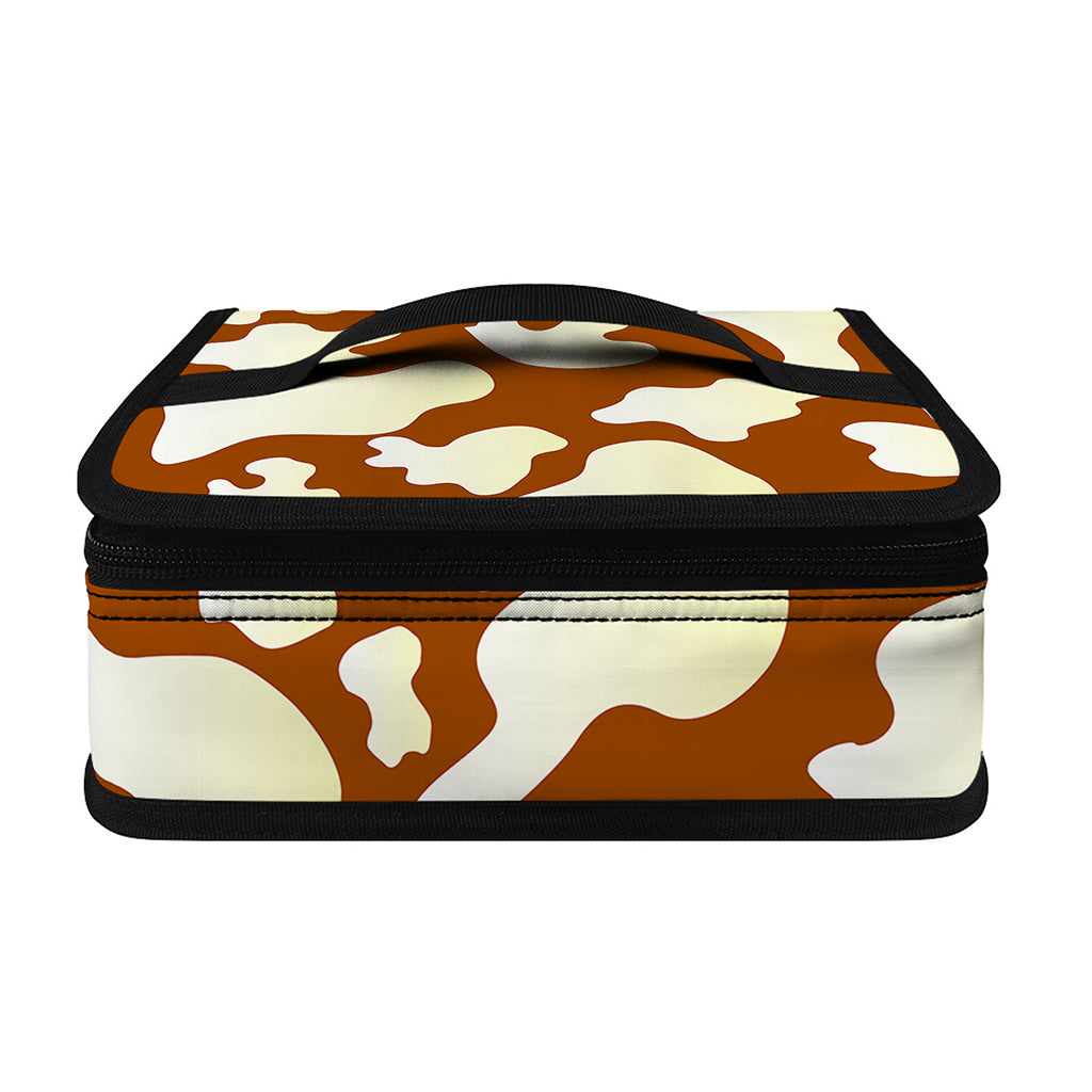 Chocolate And Milk Cow Print Small Lunch Bag